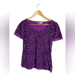 CSL purple leporad top